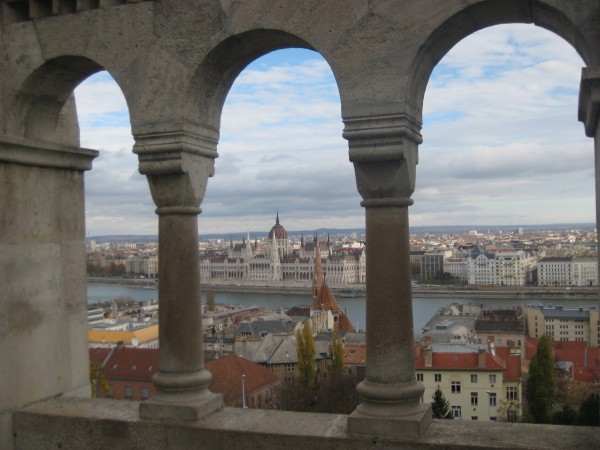 Pohľad na Budapešť z hradu